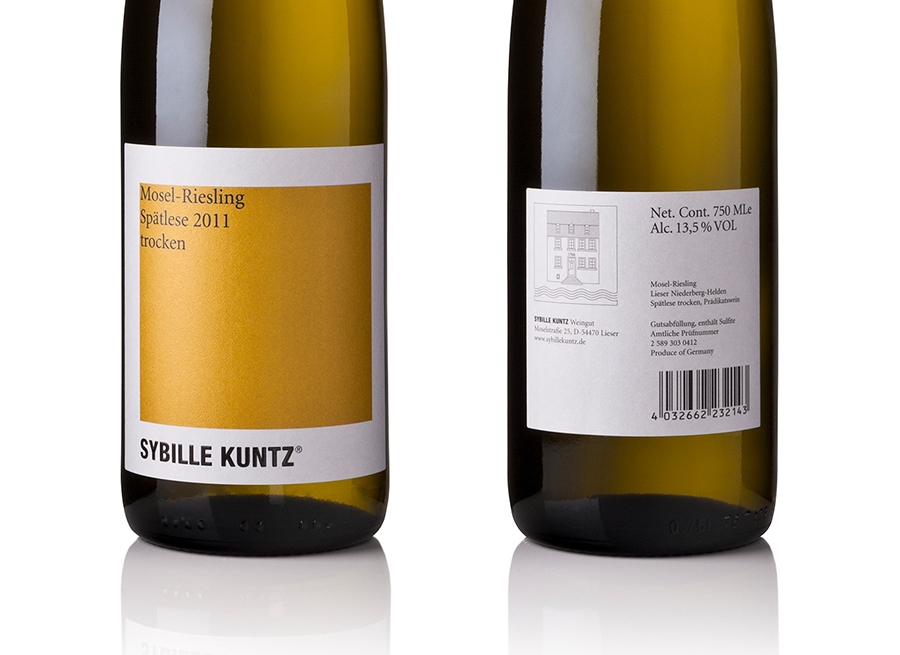 KLENK: Sybille Kuntz Weingut Etiketten