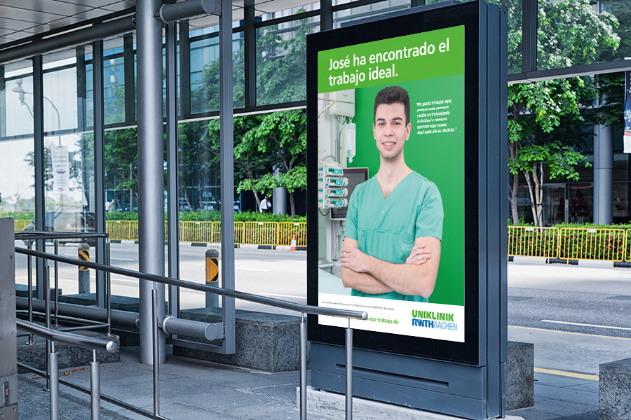 Uniklinik Aachen Kampagne 2016 José